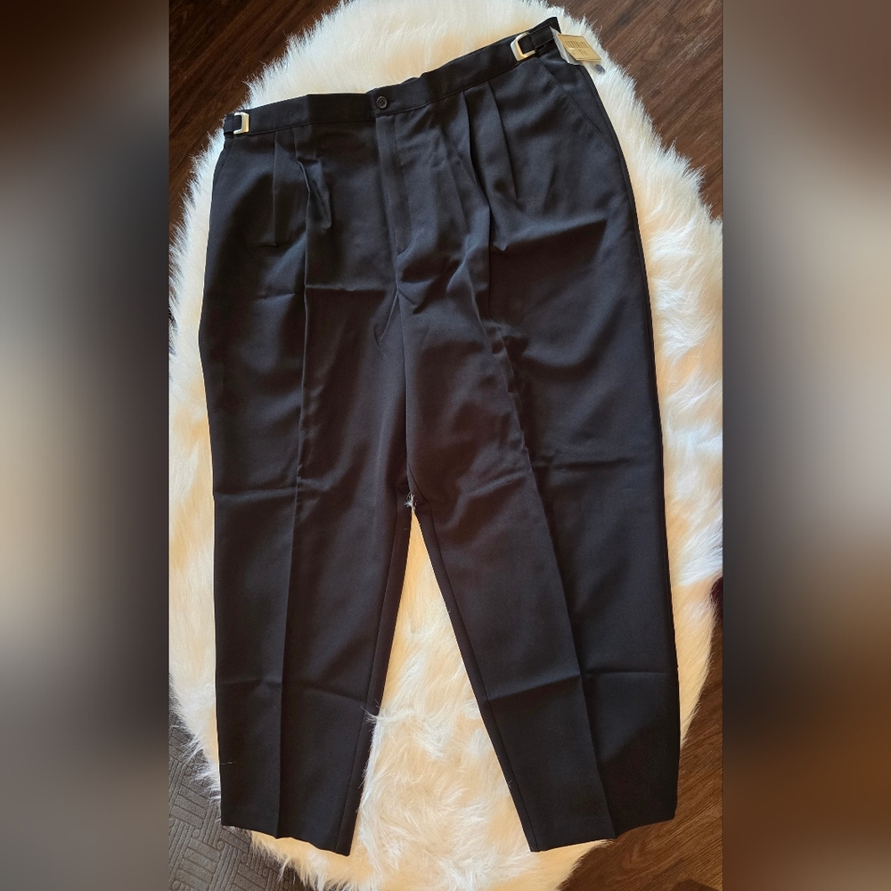 Liz Baker Black Dress Pants Sleek Formal Wear